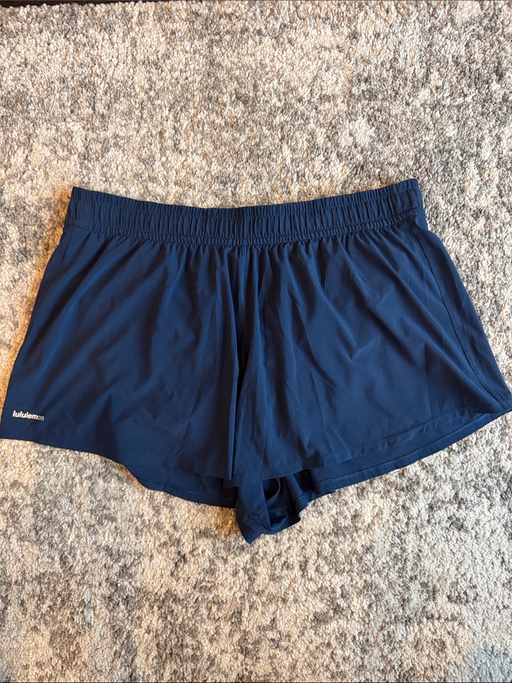 lululemon Pace Crush High-Rise Short 2.5”, Navy, Size XL